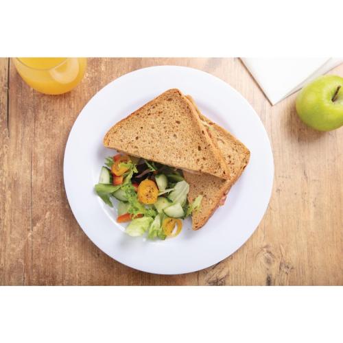 Olympia Kristallon Melamine Wide Rimmed Plate - 254mm 10" (Box 6)