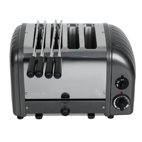 Dualit 2x2 Combi Vario Toaster Metallic Charcoal