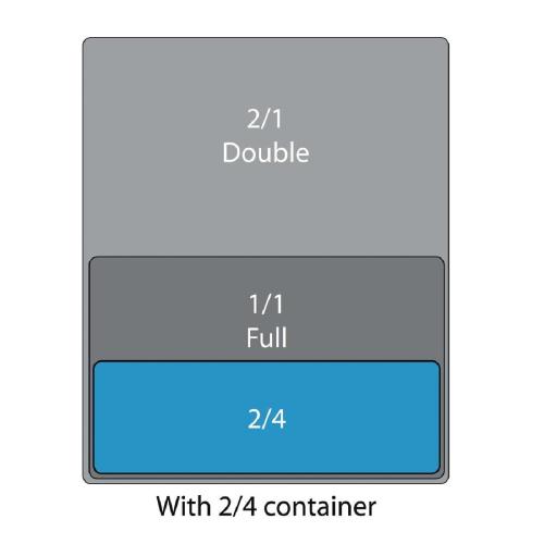 Olympia Whiteware GN - 2/4 30mm