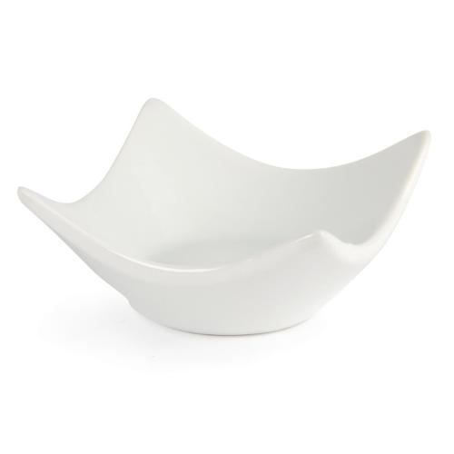 Olympia Whiteware Modular Miniature Raised Corner Bowl - 36x72x72mm (Box 12)