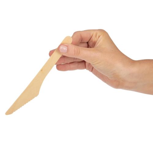 Fiesta Compostable Wooden Knife  FSC 100%  FSC 100% (Pack 100)
