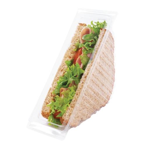 Standard Sandwich Wedge Hinged PET (Pack 500)