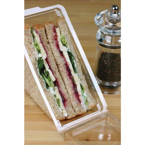 Deep Fill Sandwich Wedge Hinged PET (Pack 500)