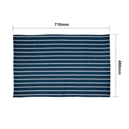 Vogue Tea Towel Navy & White Stripe - 460x710mm 18x28"