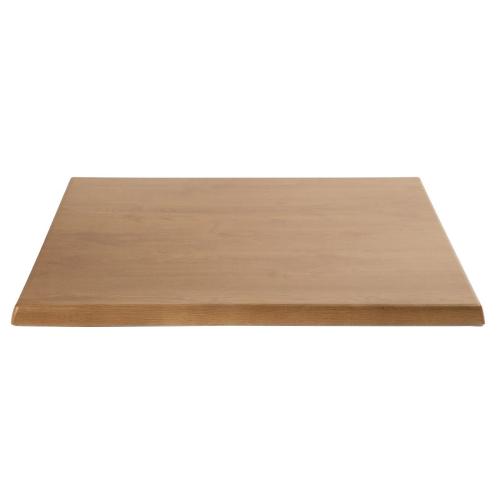 Werzalit Square Table Top Oak Effect 342 - 600mm