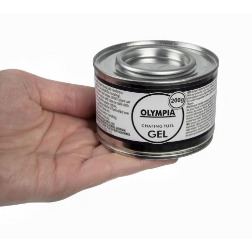 EDLP Olympia Chafing Gel Ethanol - 200g Tin 8.81oz (Pack 12)