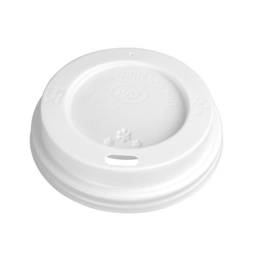 Fiesta Recyclable Lid for Hot Cups- White 8oz (Sleeve 50)