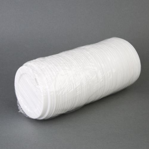 Fiesta Recyclable Lid for Hot Cups- White 12oz/16oz (Sleeve 50)
