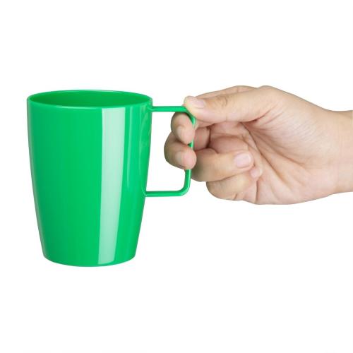 Olympia Kristallon PP Handled Beaker Green - 284ml 9 3/5fl oz (Box 12)
