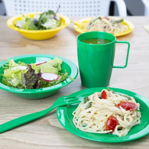 Olympia Kristallon PP Handled Beaker Green - 284ml 9 3/5fl oz (Box 12)