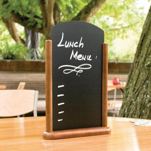 Elegant Tableboard Dark Wood - 150x210mm