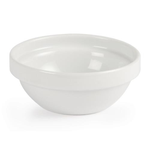 Olympia Whiteware Stacking Fruit Bowl White - 200ml 6 7/10fl oz (Box 12)