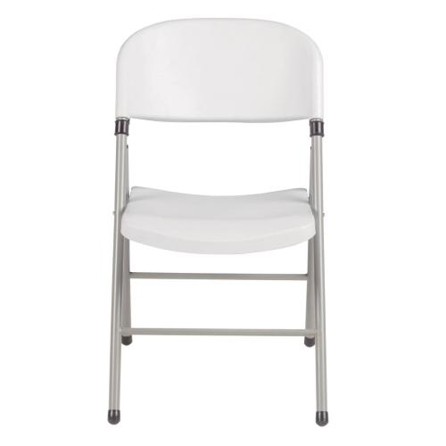 Bolero Foldaway Utility Chair - Off White (Pack 2)