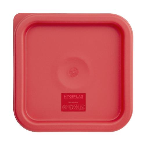 Hygiplas Square Red Lid for - 1.5/3.5Ltr