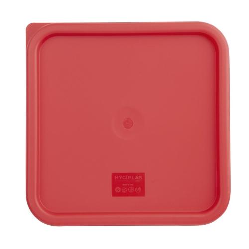 Hygiplas Square Red Lid for - 10/15Ltr