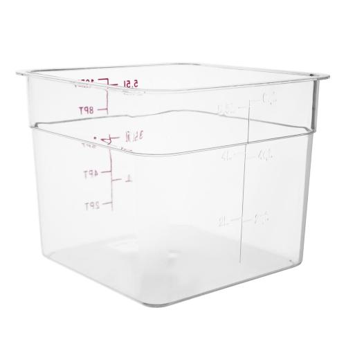 Hygiplas Polycarbonate Square Storage Container - 5.5Ltr