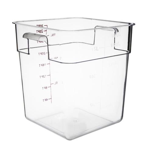 Hygiplas Polycarbonate Hygiplas Square Storage Container - 15Ltr