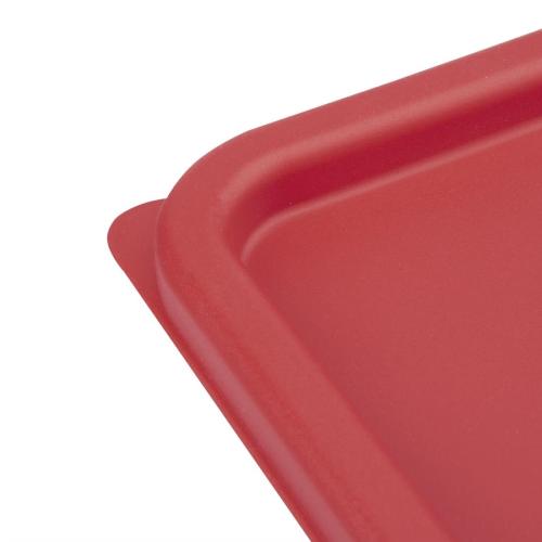 Hygiplas Square Red Lid for - 10/15Ltr