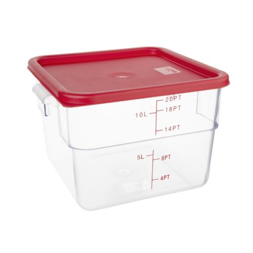 Hygiplas Square Red Lid for - 10/15Ltr