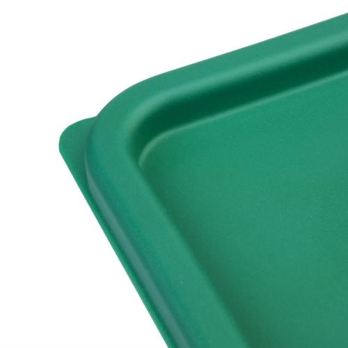 Hygiplas Square Green Lid for 10/15Ltr