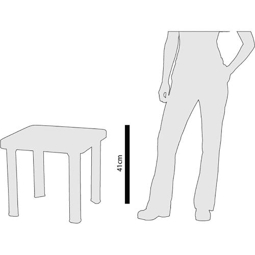 Resol Sun Lounger Side Table Polypropylene (Pack 6)