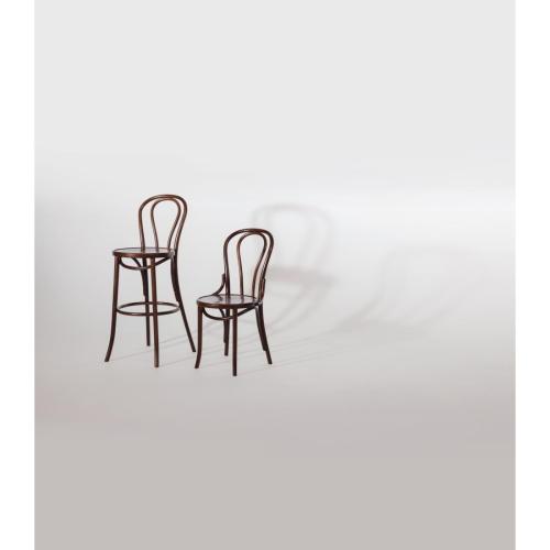 Fameg Bentwood Side Chair Walnut Effect (Pack 2)