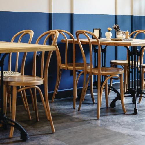 Fameg Bentwood Bistro Side Chair Natural (Pack 2)