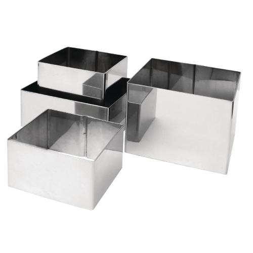 Vogue Mousse Square St/St - 60x60x35mm 2 1/4x2 1/4x1 1/4"