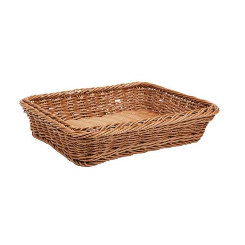 Rattan Basket Brown Polypropylene - GN 1/2 65mm