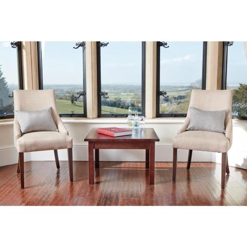 Bolero Finesse Dining Chair Natural (Pack 2)