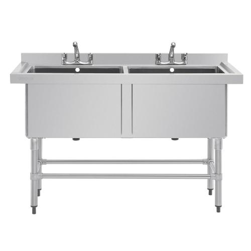 Vogue Double Deep Pot Sink St/St - 2x100Ltr