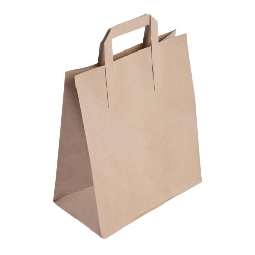 EDLP Fiesta Recyclable Brown Paper Bag with Handles Large (Pack 250)