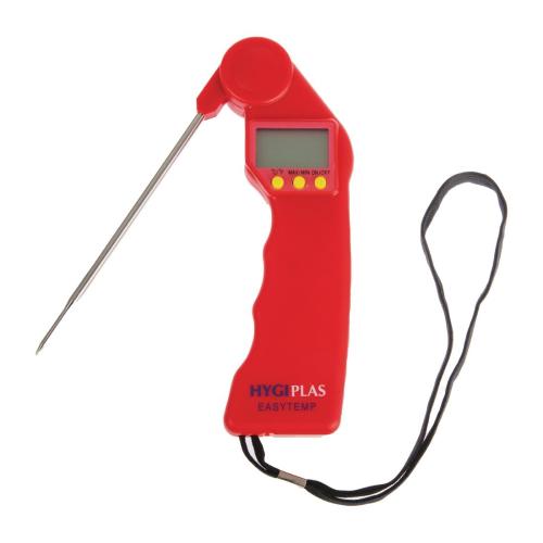 EDLP Hygiplas EasyTemp Thermometer Red Raw Meat