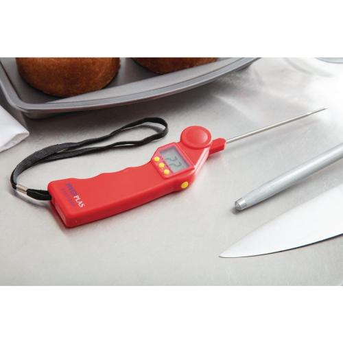 EDLP Hygiplas EasyTemp Thermometer Red Raw Meat