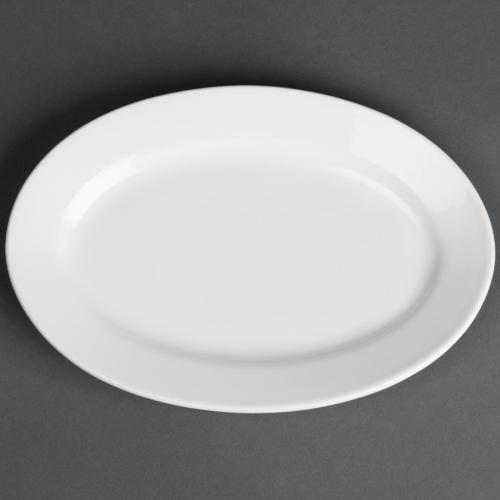 Royal Porcelain Classic Oval Plate White - 200mm 8" (Box 12)