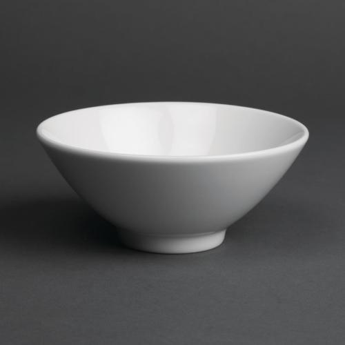 Royal Porcelain Classic Rice Bowl White - 130mm 5" (Box 12)