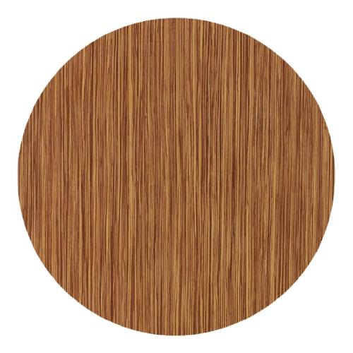 Werzalit Round 600mm Table Top (Zebrano 318) (B2B)