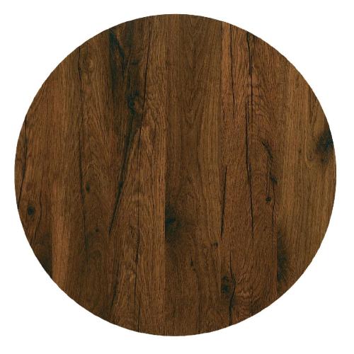 Werzalit RoundTable Top Antique Oak 316 - 600mm