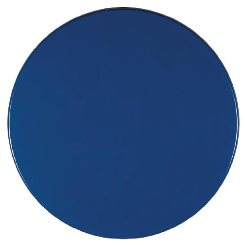 Werzalit Round Table Top Deep Blue 338 - 600mm (B2B)
