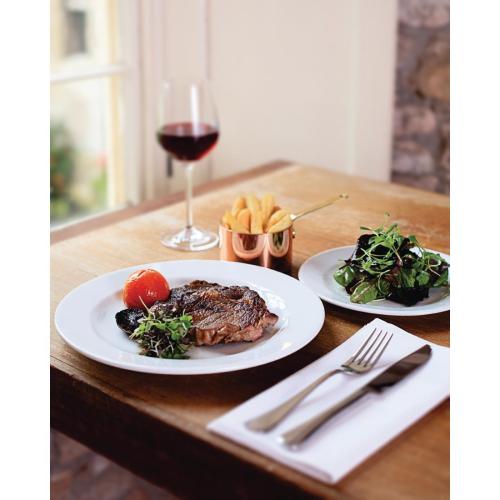 Royal Porcelain Classic Wide Rim Plate White - 280mm 11" (Box 12)