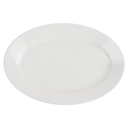 Royal Porcelain Classic Oval Plate White - 200mm 8" (Box 12)