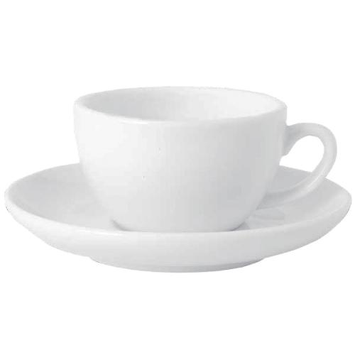 Royal Porcelain Classic Cappuccino Cup White - 200ml 7oz (Box 12)
