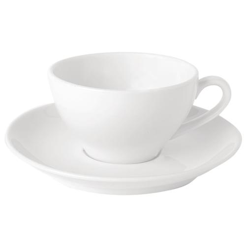 Royal Porcelain Classic Cup White - 180ml 6.3oz (Box 12)