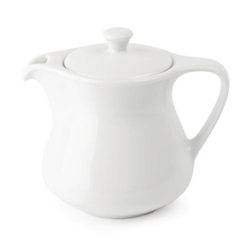 Royal Porcelain Classic Contemporary Teapot White - 300ml 10.5oz (Box 12)