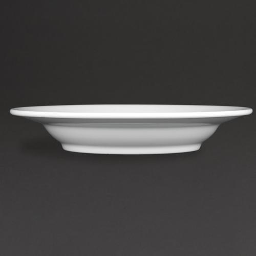 Royal Porcelain Classic Soup Plate White - 235mm 9 1/4" (Box 12)