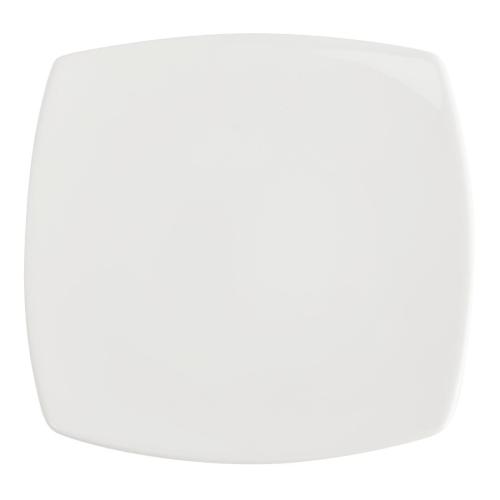 Royal Porcelain Classic Rounded Square Plate White - 190mm 7 1/4" (Box 12)