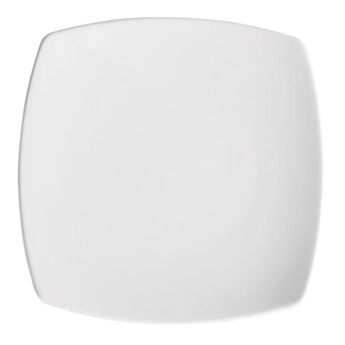 Royal Porcelain Classic Rounded Square Plate White - 210mm 8 1/4" (Box 12)