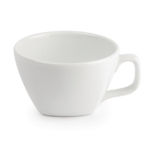 Royal Porcelain Classic Rounded Square Cup Low White - 230ml 8oz (Box 12)
