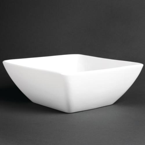 Royal Porcelain Classic Square Bowl White - 250mm 10" (Box 2)