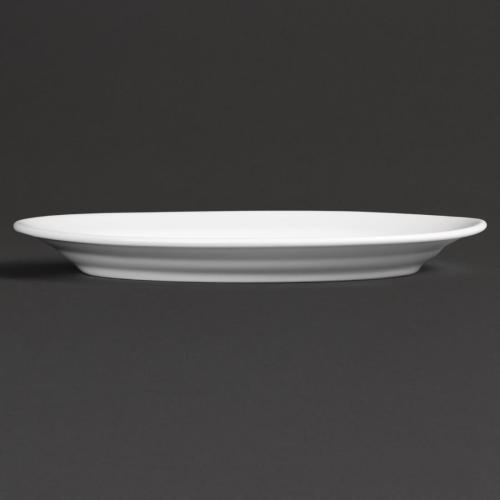 Royal Porcelain Classic Oval Plate White - 230mm 9 1/4" (Box 12)